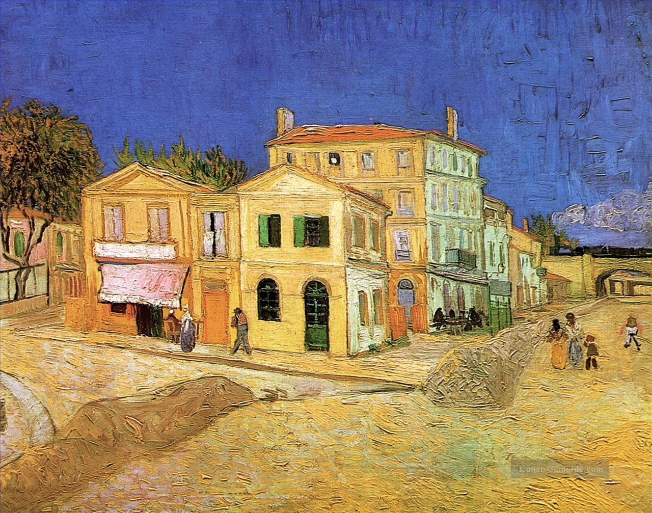Vincent s Haus in Arles das gelbe Haus 2 Vincent van Gogh Ölgemälde